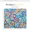 Framed DIY Special Shape Double sided Print Clear Framed Diamond Painting Kit(23x23cm)