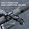 Bike Stopwatch Mount Aluminum Alloy Adjustable Bicycle Handlebar Computer Holder