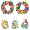 Double-sided Drills DIY Diamond Painting Hanging Flower Wreath Kits