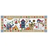 4 Seasons-14CT Stamped Cross Stitch Kit(22x54cm)