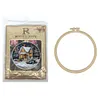 Xmas House-DIY Embroidery Kit with Pattern Cotton Threads Needles Hoop 30*30cm/11.81*11.81in