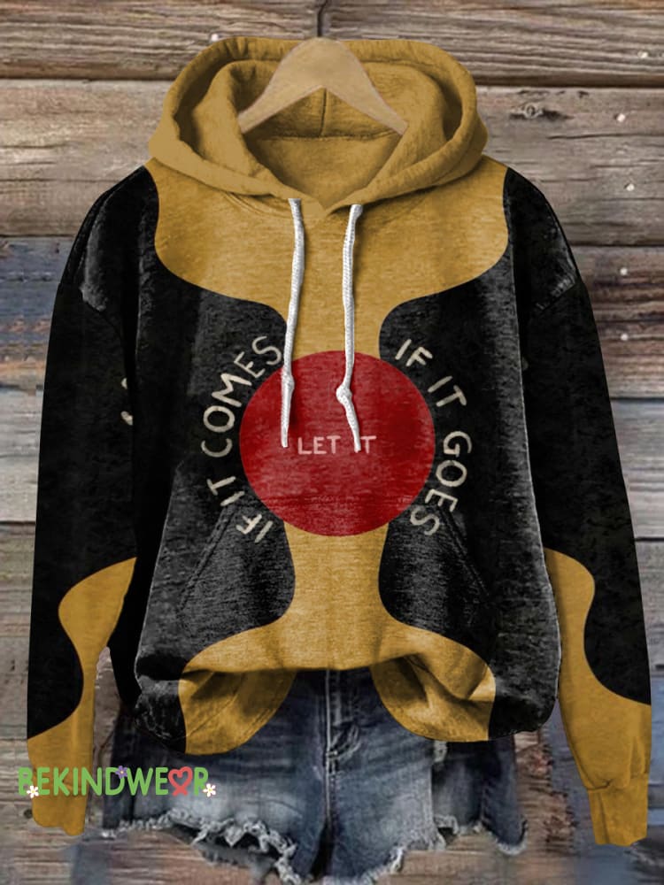 Let It Printed Casual Hoodie Multicolor / S