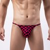 Men's Sexy Mesh Bikini Thongs Non-Slip Men's Lingerie Thongs