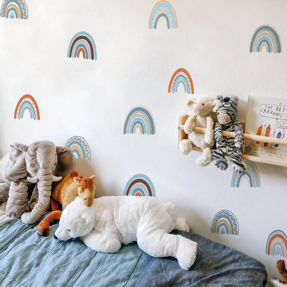 Rainbow Wallpaper For Modern Wall Stickers Decoration Teen Room Vinyl Wall Decor On Wall In Bedroom