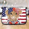 (US Local)Special Shape Highland Yak 5D DIY Diamond Painting Clutch Bag for Women Girls