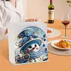 Christmas Acrylic DIY 5D Diamond Art Painting Napkin Holder Set (Snowman)