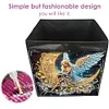 (US Local)DIY Diamond Painting Storage Box Canvas Organizer Box Diamond Painting Kit (H)