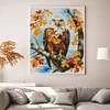 >SALE<Full Embroidery Cotton Thread 11CT Printed Woodland Eagle Cross Stitch 40x50cm