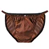 100% Mulberry Silk Panties Men's Silk Plus Size U-Convex Sexy Underwear
