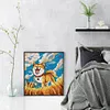 【SALE】Happy Shiba Inu Dog-14CT Stamped Cross Stitch 40*43cm/15.75*16.93in