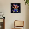 Luminous Flowers-Full Round Diamond Painting