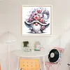 (US Local)Rose Gnome-11CT Stamped Cross Stitch Kit(40x40cm)