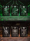 Flower Cut Collection High appearance Poker Cards Wings Weapon Vulcan Axe Harvest Scythe Sword Bow and Arrow