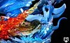 Legend Series Burning Lengend Legendary Birds & Lugia with LED - Pokemon Resin Statue - MFC Studios