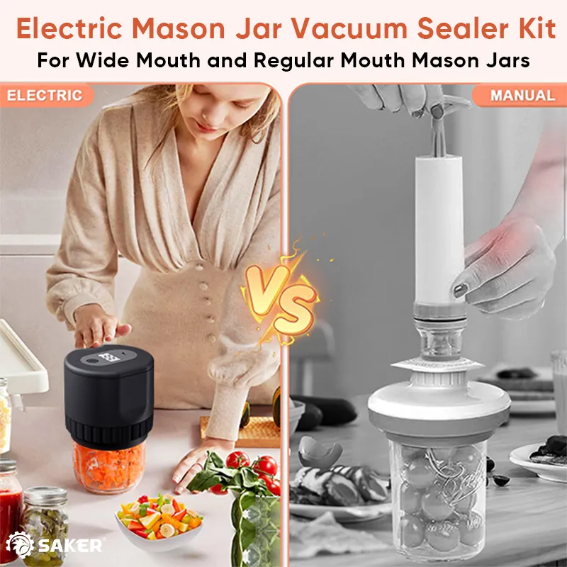 SAKER&reg; Electric Vacuum Sealer For Mason Jars