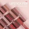 Nude Velvet Matte Lipstick Long Lasting Waterproof Color Rendering Non-stick Cup Lip Glaze Lips Liner Pencil  Woman Cosmetics