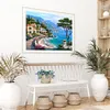 Seaside Town - 11CT Stamped Cross Stitch Kit(50*40cm)