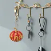 5Pcs Automne Halloween Citrouille Double Face-Bricolage Porte-Cl&eacute;s