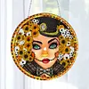 Diamond Painting Skull Beauty Pendant for Home Garden