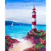 Ink Lighthouse-Paint by Numbers Acrylic Painting 40*50CM