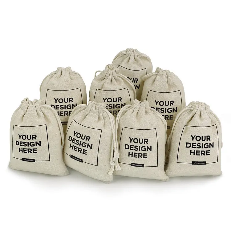 Personalized Design  Cotton And Hemp Bunches Pocket