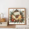 Diamond Painting -DIY Round Drill Xmas Envelope(40x40cm)