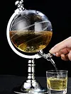 3.5L Alcohol Drink Dispenser Club Party Accessory Globe Shape Dispenser for Home