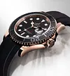 ROLEX THE OYSTER PERPETUAL YACHT-MASTER 40 IN 18 CT EVEROSE GOLD WITH AN OYSTERFLEX BRACELET