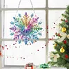 Diamond Painting 2D Flat Winter Snowflake Wall Door Decor