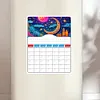 DIY Special Shaped Colorful Pattern 5D DIY Diamond Art Monthly Planner Kits