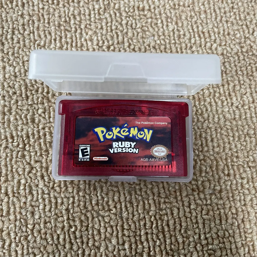 Pokemon Ruby - RTC Clock Patch GBA For GameBoy Advance - 32 Bit Video Game Cartridge