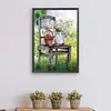 Chair-Paint By Numbers Acrylic Painting 30*40CM