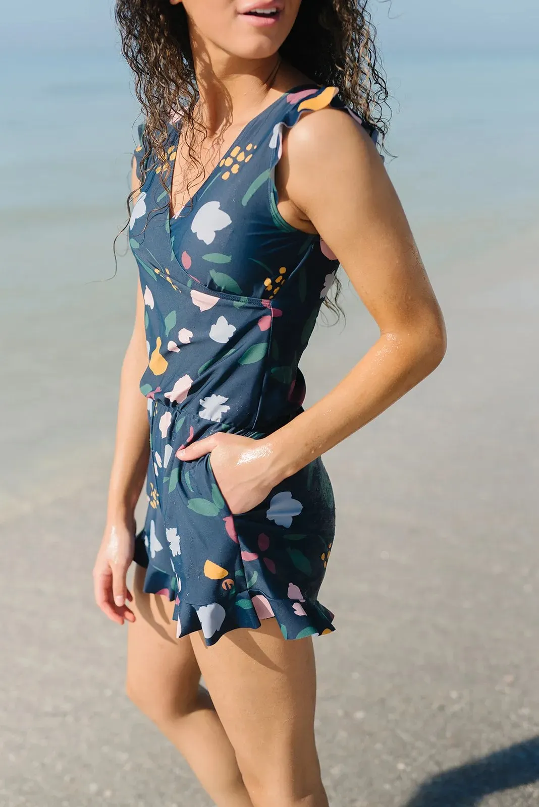 Built-in Bra Swim Romper🔥