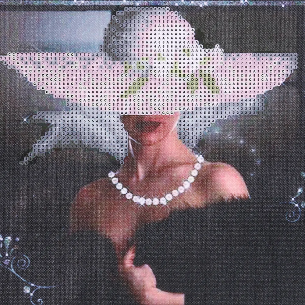 Diamond Painting - Partial Round Drill - Elegant Lady(30*30cm)