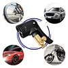 Bicycle Air Nozzle Brass Dual Head Adapter Converter Hose Adapter (Not Deflate)