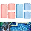 (US Local)6Pcs Diamond Art Tray Rhinestone Sorting Tray Diamond Painting Tray (Pink Blue)DIY Diamond Art Accessories