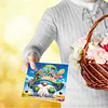 6Pcs Diamond Painting Greeting Card Gnome Diamond Handmade Card for Friends