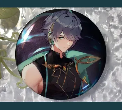 Genshin Toys Alhaitham Badges