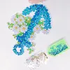 Diamond Painting Blue Flower Wreath Door Hanging Decor