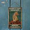 Chat garage club caf&eacute; - Enseignes en bois(20*30cm)