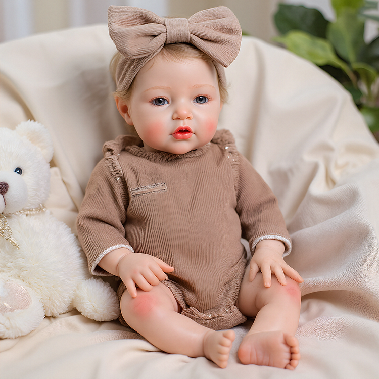 Babeside Ethan 12"/16" Realistic Silicone Quiet Baby Little Infant Girl Soft Support Presence