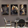 Black Gold Plant - Full Round Diamond Painting(90*45cm)