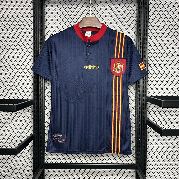 Spain 1996 Retro Away Football Jersey
