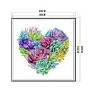 Succulent-11CT Stamped Cross Stitch Kit(40*40cm)