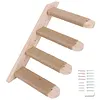Cat Stairs Wall Mounted Cat Climbing Shelf Wooden Cat Wall Steps for Cats
