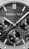Black Silver - 904L Steel - Quartz- 38mm