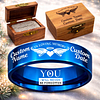 Memorial Ring 😍 Includes Matching Engraved Wood Box + Bonus Bracelet 🎁