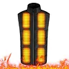 15 Heating Zones USB Heated Vest Winter Electric Heated Jackets for Men Women