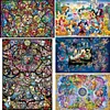 (Big Size)Disney Cartoon-11CT Stamped Cross Stitch 100*70cm/39.37*27.56in