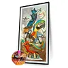 >SALE<Diamond Painting 5D DIY Bird Map Full Round Drill Rhinestone Picture Kit